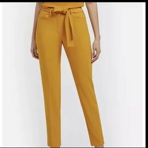 High Waisted Golden Pants Size 8 7th Avenue New York Co